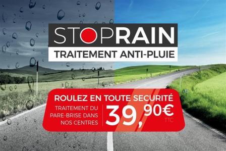 Stoprain, solution anti-pluie par Rapid Pare-Brise