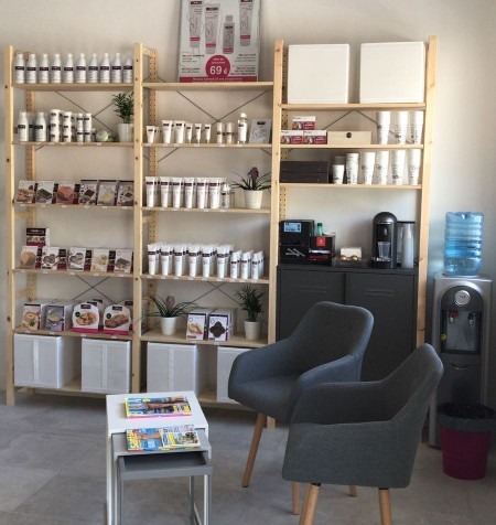 Intérieur du nouveau centre Relooking Beauté Minceur à Cagnes sur Mer