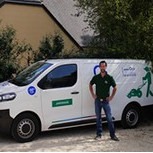 Kévin Grall, nouveau microfranchisé jardinage à Janzé