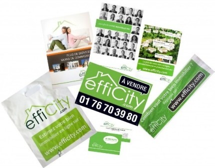 Kit communication fourni par la franchise Efficity