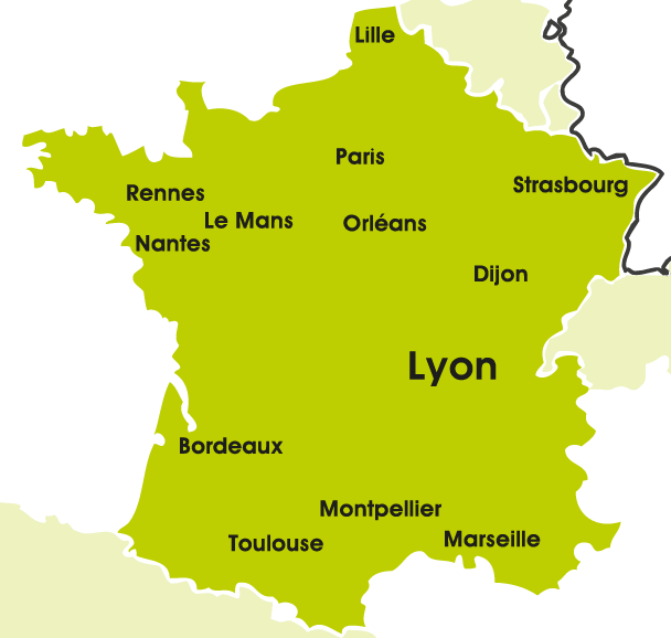 Réseau Ankka, villes à pourvoir