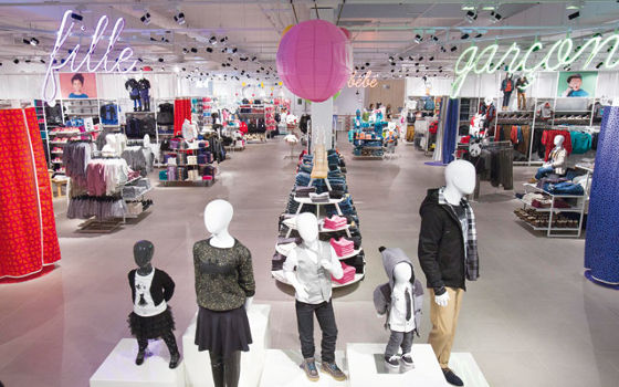 La marque française de prêt-à-porter Kiabi poursuit son développement