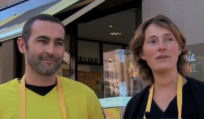 Erwan et Angélique, franchisés La Mie Câline à Montceau les Mines depuis 2013