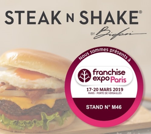 Rencontrez Steak’n Shake au Salon Franchise Expo Paris