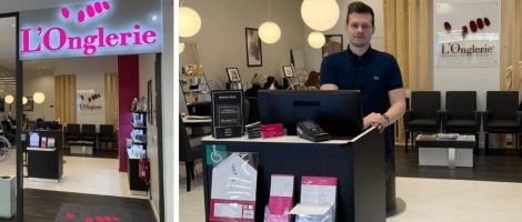 Le nouveau franchisé L’Onglerie, Maximilien Marchand, ouvre son institut à Etampes