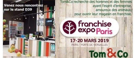 Tom&amp;Co vous attend au Salon Franchise Expo Paris 2019