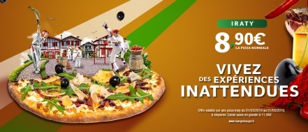 IRATY, la nouvelle création Tutti Pizza disponible en points de vente jusqu’au 31 mai prochain