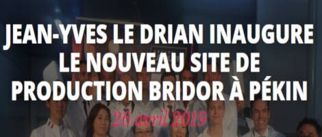 Une nouvelle usine BRIDOR s’installe à Pékin