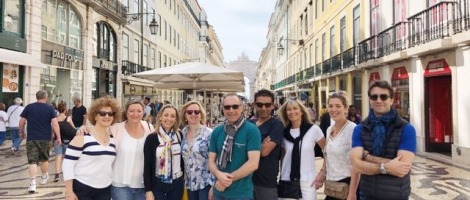 Plusieurs collaborateurs du réseau Dietplus se retrouvent pour un week-end à Lisbonne