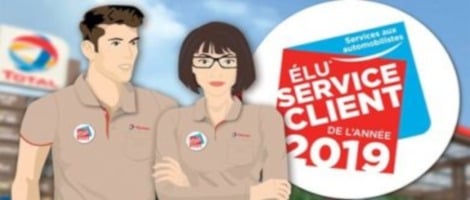 Pour la 10e année consécutive Total est élu Meilleur Service Client
