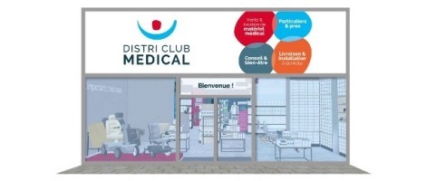 La franchise Distri Club Médical dévoile sa nouvelle identité visuelle