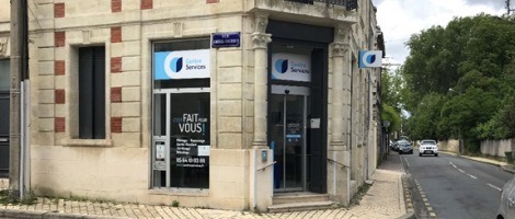 Le franchisé Centre Services de Bouscat bénéficie de la modernisation de la vitrine de son agence