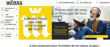 Le réseau Midas lance un nouveau site