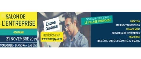 Save the date : Le Salon de l’Entreprise Occitanie, le 21 novembre 2019