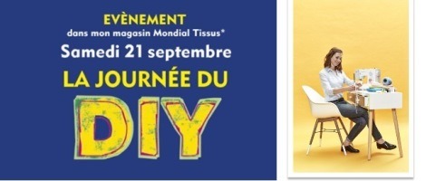 La franchise Mondial Tissus organise la journée du DIY