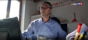 reportage sur la réalisation d’un DPE lié aux évolutions législatives en cours, dans le journal de 13 heures sur TF1