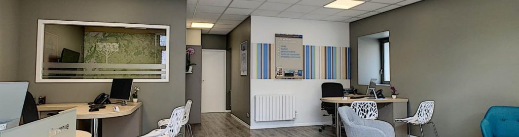 Intérieur agence Laforêt Laguiole