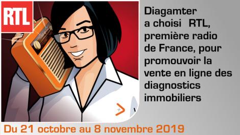 Diagamter : 3 campagnes de publicité sur RTL