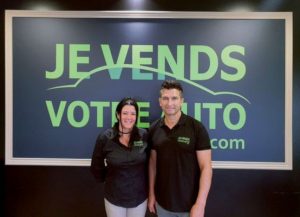 Florence Tissier et Didier Imbert, franchisés Je vends votre auto à Auxerre