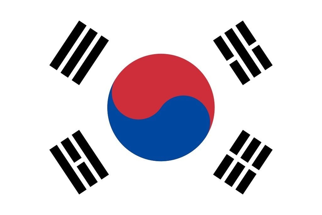 La Corée du Sud drapeau