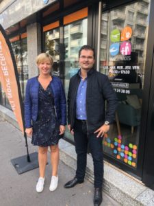 Julie Nowakowski et Christophe Averty franchisés Vivaservices