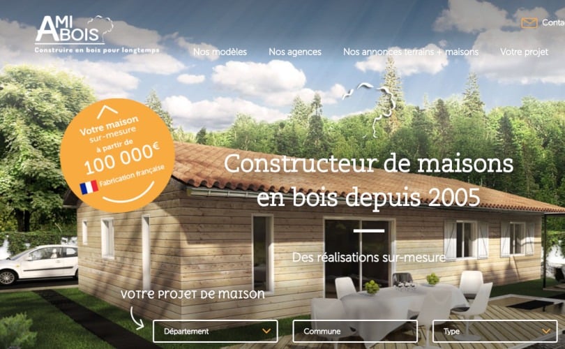 Le site de la franchise Ami Bois s