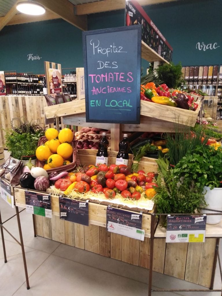 Intérieur magasin Biocoop Montech