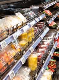 Intérieur magasin Intermarché