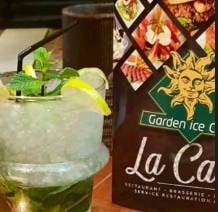 cocktail garden ice café