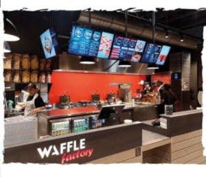 point de vente waffle factory