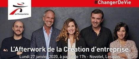 Les rencontres de la création d&rsquo;entreprise Les Mousquetaires