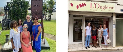 L’Onglerie rend visite à ses franchisés implantés en Martinique