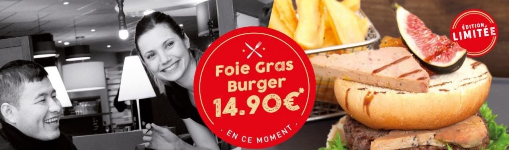 Franchise Poivre Rouge - Foie Gras Burger en édition limitée