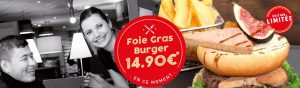Franchise Poivre Rouge - Foie Gras Burger en édition limitée