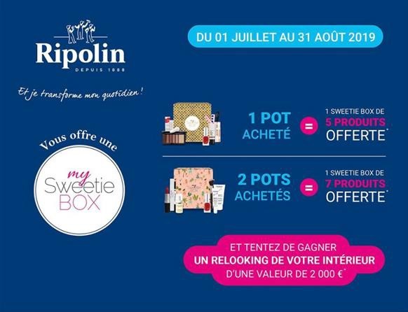 My Sweetie Box partenariat avec Ripolin et Leroy Merlin Juillet Août 2019 - L