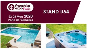 Aquilus Piscines et Spas au Salon Franchise Expo stand U54