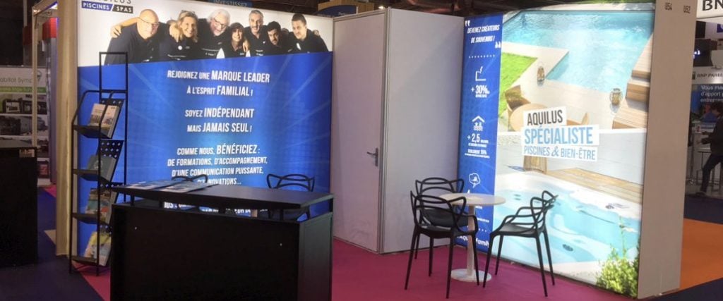 Aquilus au salon franchise expo2020, stand 2019