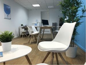 Intérieur agence franchisée Centre Services Dieppe