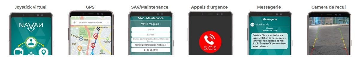 Application Navan bastide fonctionnalités