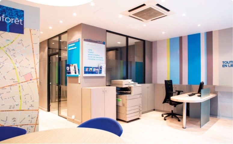 Intérieur agence Laforet