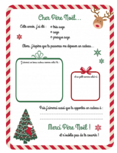 lettre au Père Noël
