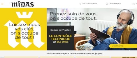 Le site Web de la franchise Midas s&rsquo;offre un coup de jeune !