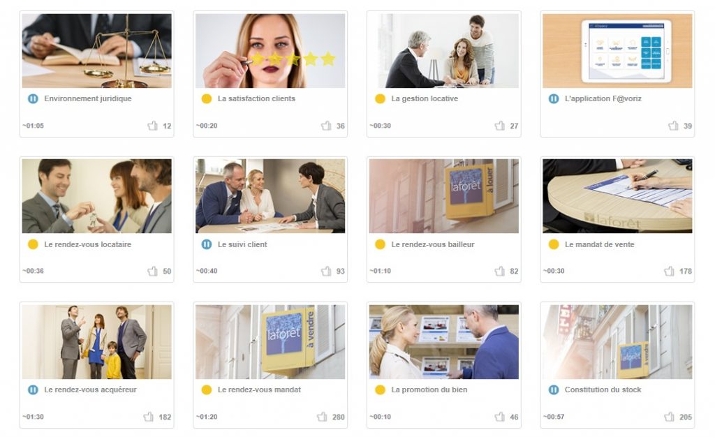 plateforme de formation initiale Laforêt franchise