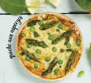 quiches aux asperges