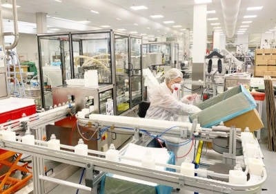 usine de production