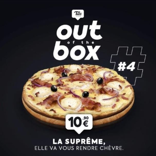 La franchise Tutti Pizza lance une nouvelle pizza 100% digitale