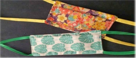 Mondial Tissus : 2 tutos pour la confection d’un masque chirurgical