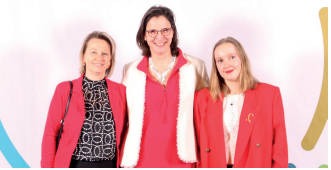 Delphine Carpier et son équipe