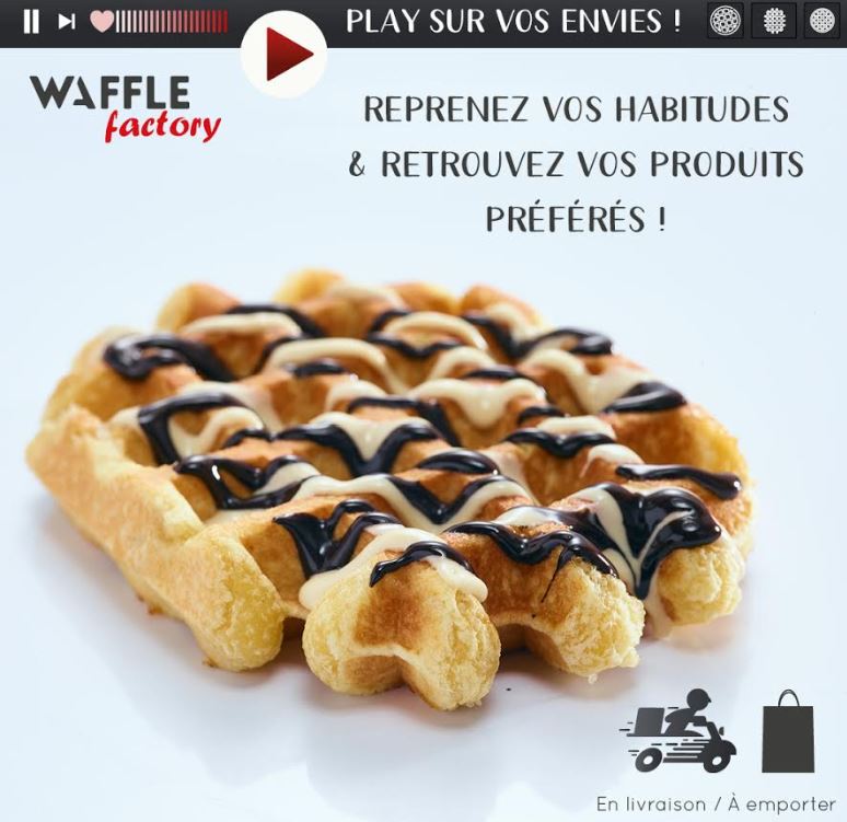 Un nouveau Waffle Factory dans le quartier de Cergy-Préfecture
