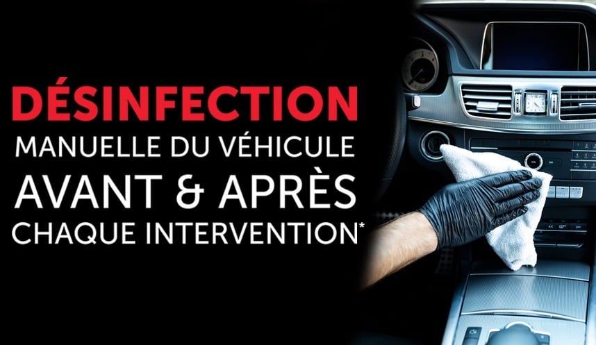 désinfection véhicule centres roady